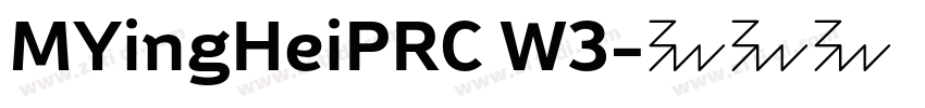 MYingHeiPRC W3字体转换